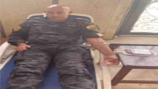 الأمن المركزي ينظم حملة للتبرع بالدم لصالح المرضى